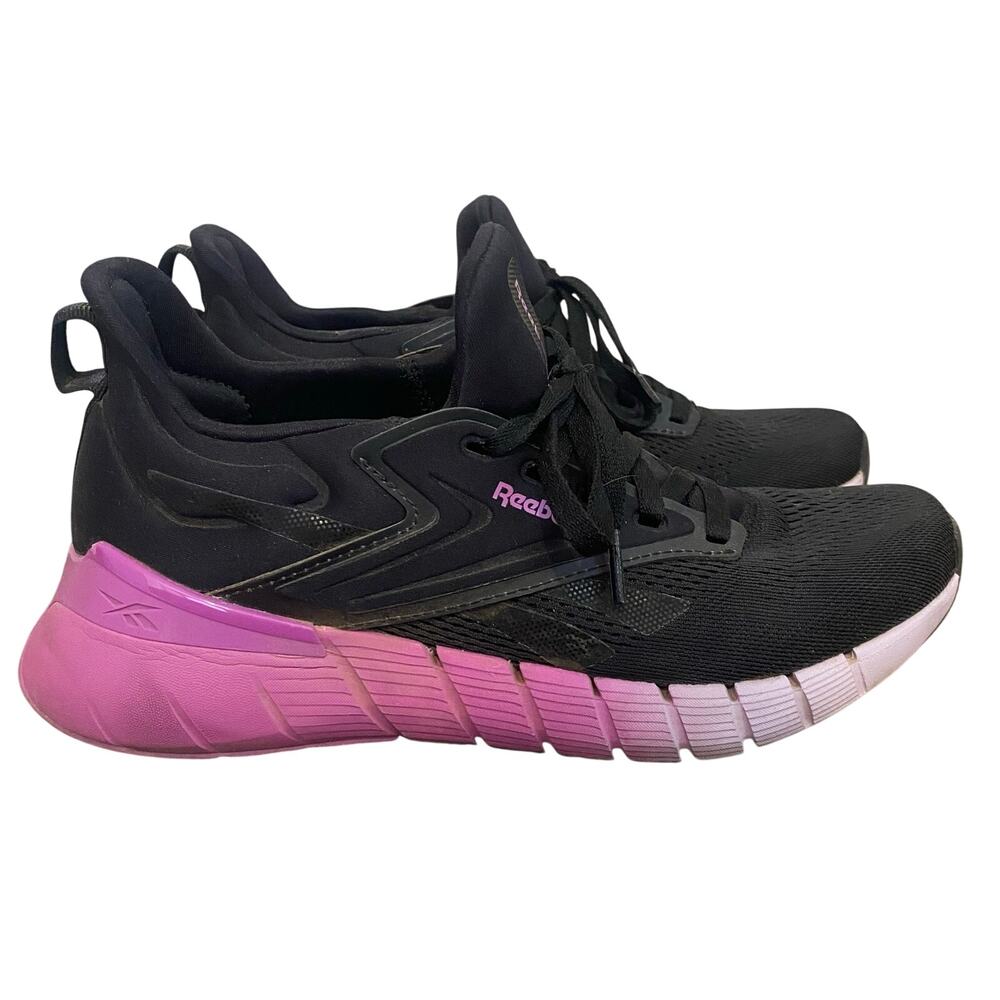 Reebok Nano Gym Womens Sz 9 Shoe Sneaker Training Weight Lifting Crossfit Black